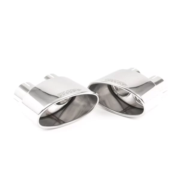 Milltek SSXAU759 cat-back exhaust for Audi RS4 B9 2.9 V6 Turbo Avant, polished oval tips - detail