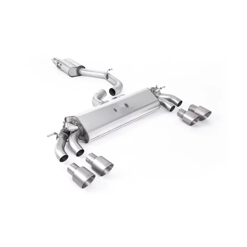 Échappement cat-back Milltek SSXAU776 pour Audi S3 2.0 TFSI quattro 3-Door 8V.2, embouts GT-100 titane Échappement cat-back Milltek SSXAU776 pour Audi S3 2.0 TFSI quattro 3-Door 8V.2, embouts GT-100 titane