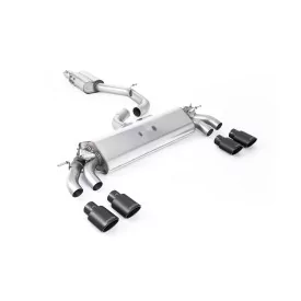 Milltek SSXAU778 cat-back exhaust for Audi S3 2.0 TFSI quattro 3-Door 8V.2, black oval tips