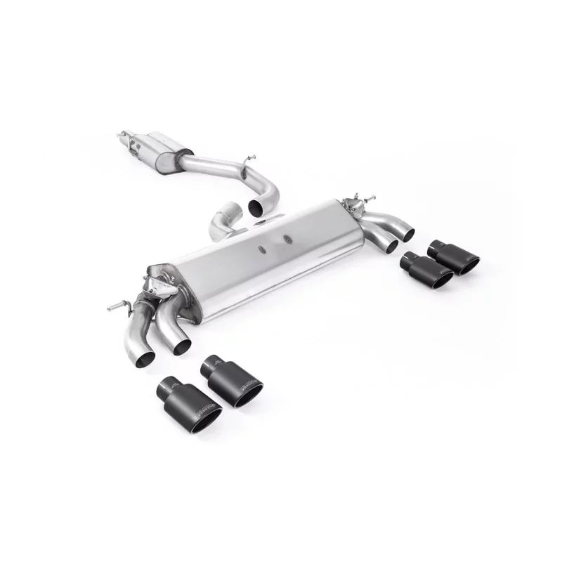 Milltek SSXAU778 cat-back exhaust for Audi S3 2.0 TFSI quattro 3-Door 8V.2, black oval tips Milltek SSXAU778 cat-back exhaust for Audi S3 2.0 TFSI quattro 3-Door 8V.2, black oval tips