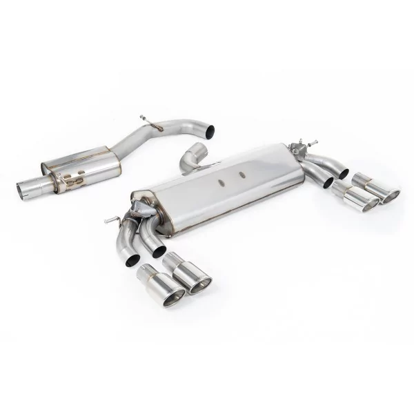 Milltek SSXAU781 cat-back exhaust for Audi S3 2.0 TFSI quattro Sportback 8V.2, polished oval tips