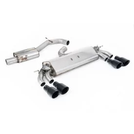 Échappement cat-back Milltek SSXAU783 pour Audi S3 2.0 TFSI quattro Sportback 8V.2, embouts GT-100 noirs