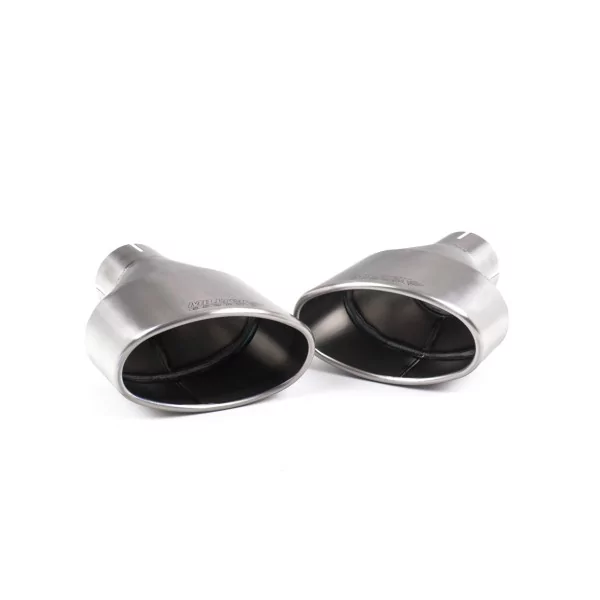 Milltek SSXAU801 cat-back exhaust for Audi RS3 Saloon / Sedan 400PS, titanium oval tips - detail