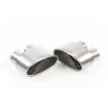 Milltek SSXAU807 cat-back exhaust for Audi RS4 B9 2.9 V6 Turbo Avant, titanium oval tips - detail