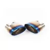 Escape cat-back Milltek SSXAU859 para Audi RS5 B9 2.9 V6 Turbo Sportback, colas ovaladas de titanio quemado - detalle