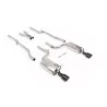 Escape cat-back Milltek SSXAU873 para Audi S4 4.2 V8 quattro B6 Saloon/Sedan Avant & Cabriolet, colas GT-100 negras