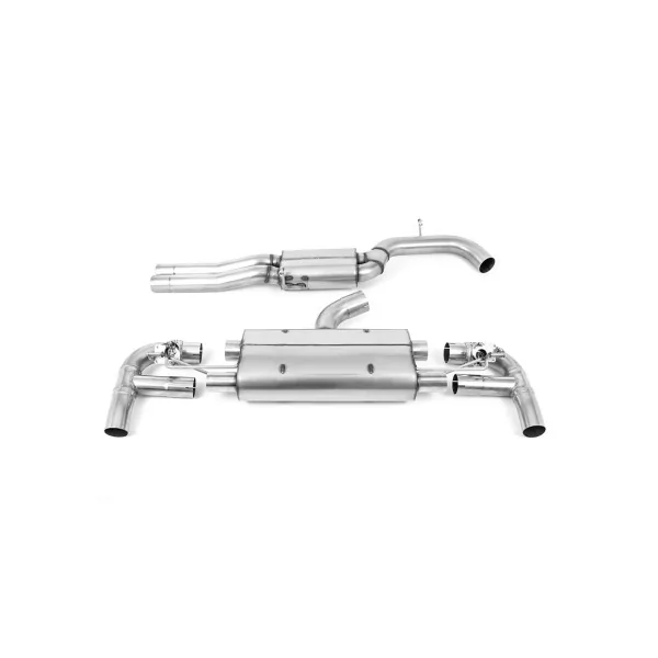 Échappement cat-back Milltek SSXAU881 pour Audi RS3 Sportback 400PS, embouts polis - détail