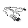 Milltek SSXAU941 cat-back exhaust for Audi, black oval tips