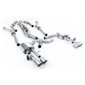 Milltek SSXAU945 for Audi S8 D5 4.0 TFSI V8 Saloon / Sedan, titanium GT-115 tips