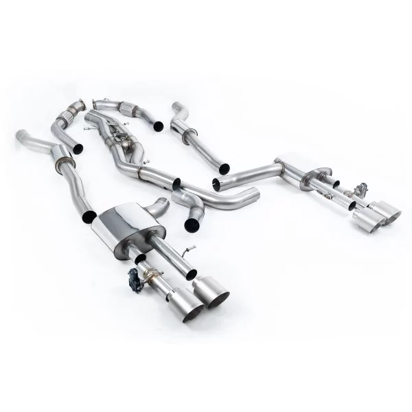 Milltek SSXAU945 for Audi S8 D5 4.0 TFSI V8 Saloon / Sedan, titanium GT-115 tips