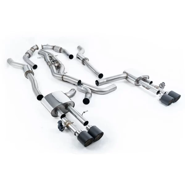 Milltek SSXAU947 für Audi S8 D5 4.0 TFSI V8 Saloon / Sedan, Endrohre Jet-115 Carbon