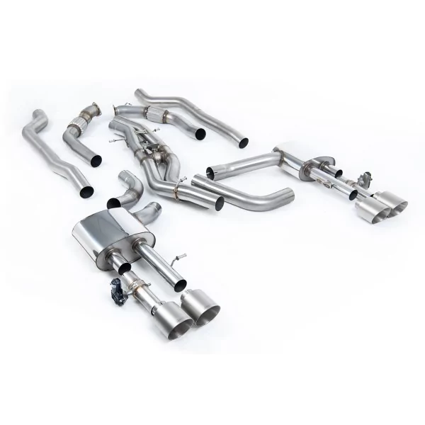Milltek SSXAU950 for Audi S8 D5 4.0 TFSI V8 Saloon / Sedan, titanium GT-115 tips