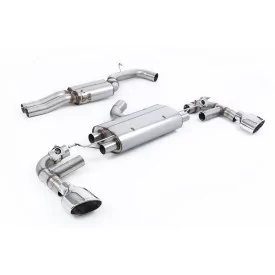 Milltek SSXAU961 para Audi TT Mk3 TTRS 2.5TFSI Quattro, colas pulidas
