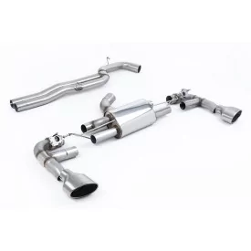 Milltek SSXAU980 cat-back exhaust for Audi RS3 Sportback 400PS, titanium tips