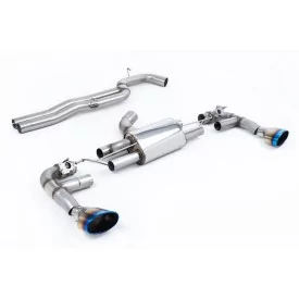 Milltek SSXAU981 cat-back exhaust for Audi RS3 Sportback 400PS, burnt titanium tips