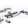 Milltek SSXAU985 Cat-Back-Abgasanlage für Audi RS3 Saloon / Sedan 400PS, Endrohre Burnt Titanium - Detailansicht