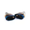 Milltek SSXAU995 cat-back exhaust for Audi RS5 B9.5 2.9 V6 Turbo Coupe, burnt titanium oval tips - detail