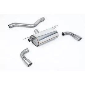 Milltek SSXBM1026 rear silencer for BMW 1 Series M135i 3 & 5 Door, titanium GT-90 tips