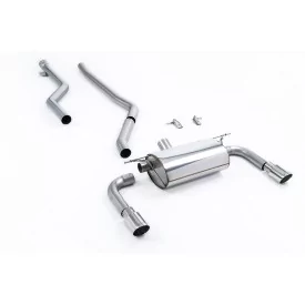 Milltek SSXBM1072 cat-back exhaust for BMW 3 Series F30 320i M Sport Saloon, polished GT-90 tips