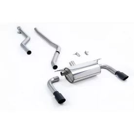 Milltek SSXBM1073 cat-back exhaust for BMW 3 Series F30 320i M Sport Saloon, black GT-90 tips