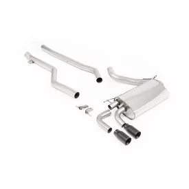 Escape cat-back Milltek SSXBM1090 para BMW 3 Series F30 320i M Sport Saloon, colas GT-76 negras