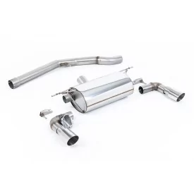Milltek SSXBM1106 cat-back exhaust for BMW 1 Series M140i 3 & 5 Door, polished GT-90 tips