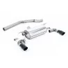 Milltek SSXBM1107 cat-back exhaust for BMW 1 Series M140i 3 & 5 Door, black GT-90 tips