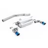 Échappement cat-back Milltek SSXBM1109 pour BMW 1 Series M140i 3 & 5 Door, embouts GT-90 titane brûlé
