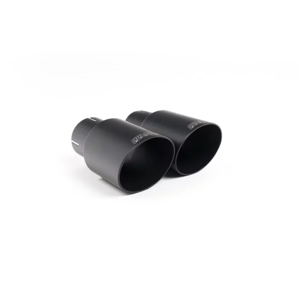 Milltek SSXBM1112 cat-back exhaust for BMW 1 Series M140i 3 & 5 Door, black GT-90 tips - detail