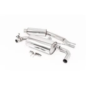 Milltek SSXBM1114 cat-back exhaust for BMW 1 Series M140i 3 & 5 Door, burnt titanium GT-90 tips