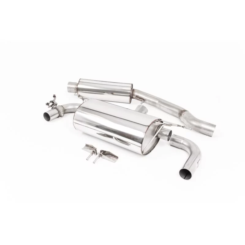 Escape cat-back Milltek SSXBM1114 para BMW 1 Series M140i 3 & 5 Door, colas GT-90 de titanio quemado Escape cat-back Milltek SSXBM1114 para BMW 1 Series M140i 3 & 5 Door, colas GT-90 de titanio quemado