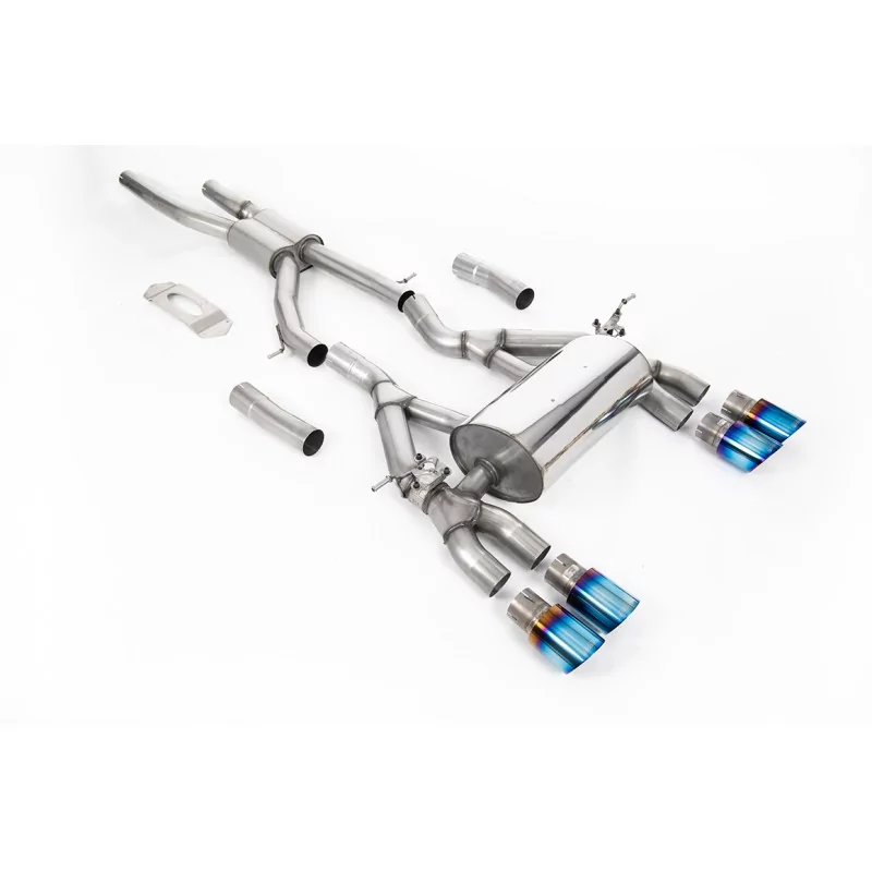 Milltek SSXBM1120 Cat-Back-Abgasanlage für BMW, Endrohre GT-90 Burnt Titanium Milltek SSXBM1120 Cat-Back-Abgasanlage für BMW, Endrohre GT-90 Burnt Titanium