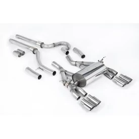 Milltek SSXBM1146 cat-back exhaust for BMW, polished GT-90 tips
