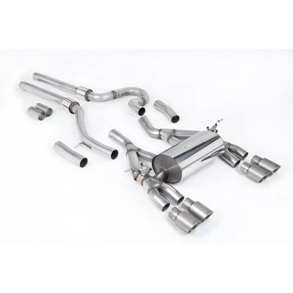 Échappement cat-back Milltek SSXBM1148 pour BMW, embouts GT-90 titane
