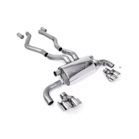 Milltek SSXBM1158 pour BMW, embouts GT-100 polis