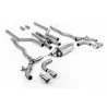 Milltek SSXBM1180 cat-back exhaust for BMW 5 Series M5 & M5 Competition 4.4l Twin Turbo F90, polished GT-100 tips