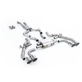 Milltek SSXBM1197 para BMW, colas GT-115 pulidas