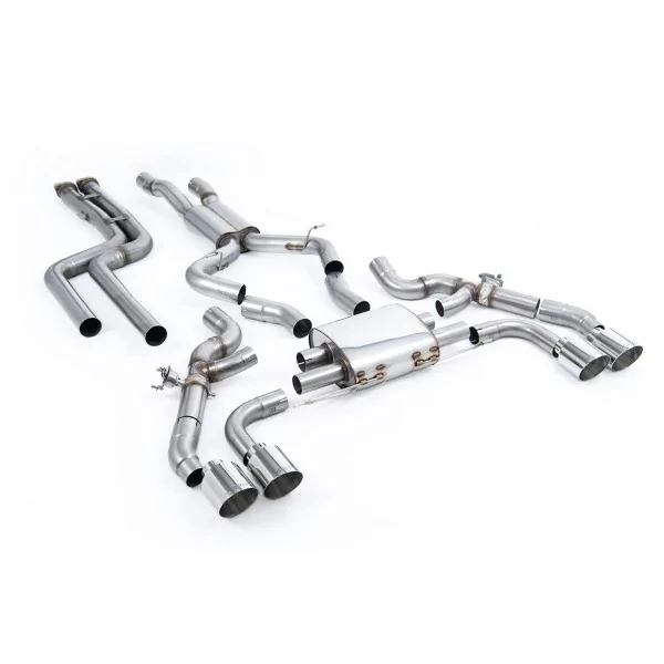 Milltek SSXBM1199 for BMW X3 X3M / X3M Comp 3.0, polished GT-115 tips
