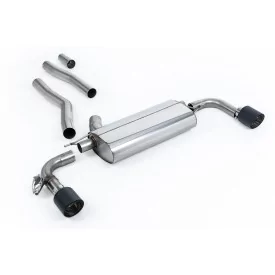 Échappement après filtre à particules Milltek SSXBM1206 pour BMW 1 Series 128ti 5 Door, embouts Jet-115 carbone