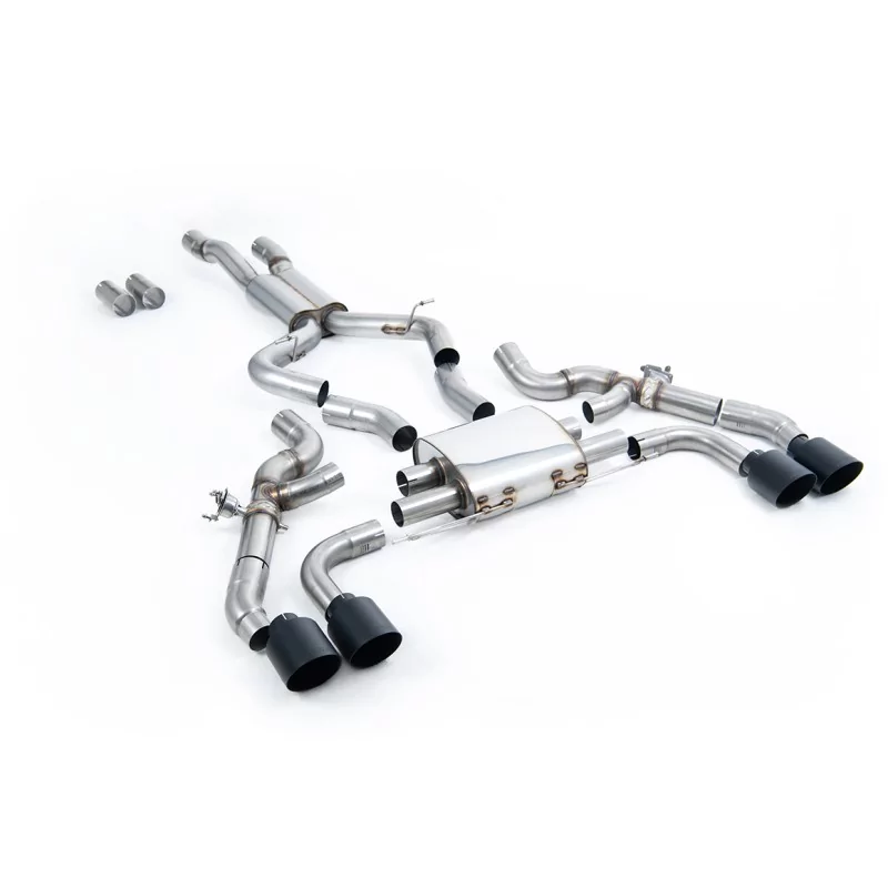 Milltek SSXBM1211 pour BMW, embouts GT-115 noirs Milltek SSXBM1211 pour BMW, embouts GT-115 noirs
