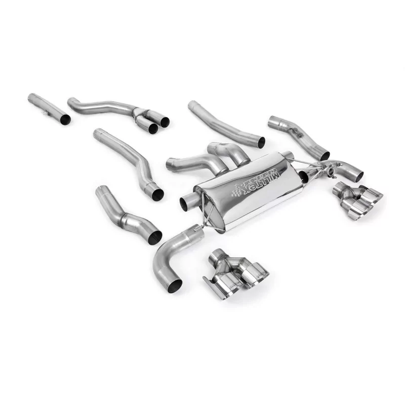 Échappement cat-back Milltek SSXBM1253 pour BMW 2 Series M240i Coupé, embouts GT-100 polis Échappement cat-back Milltek SSXBM1253 pour BMW 2 Series M240i Coupé, embouts GT-100 polis