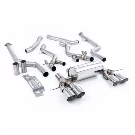 Escape cat-back Milltek SSXBM1291 para BMW 2 Series M2 Coupe, colas GT-115 pulidas
