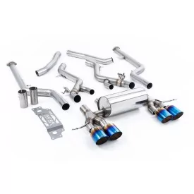 Milltek SSXBM1294 cat-back exhaust for BMW 2 Series M2 Coupe, titanium GT-115 tips