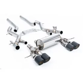 Milltek SSXBM1305 cat-back exhaust for BMW 2 Series M2 Coupe, carbon Jet-115 tips