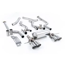 Milltek SSXBM1306 cat-back exhaust for BMW 2 Series M2 Coupe, polished GT-115 tips