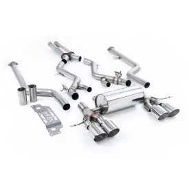 Milltek SSXBM1311 cat-back exhaust for BMW 2 Series M2 Coupe, polished GT-115 tips