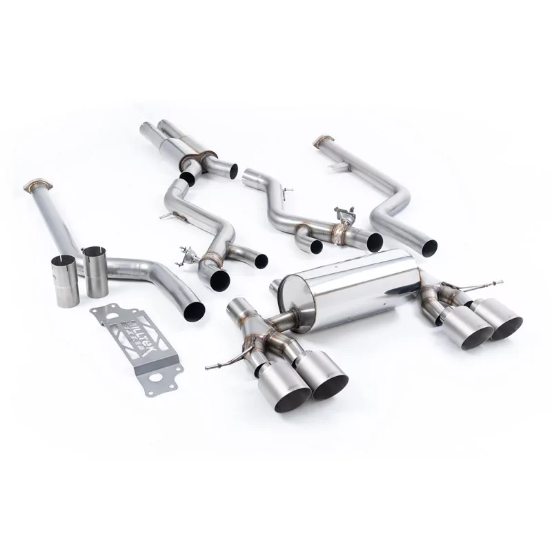 Échappement cat-back Milltek SSXBM1313 pour BMW 2 Series M2 Coupe, embouts GT-115 titane Échappement cat-back Milltek SSXBM1313 pour BMW 2 Series M2 Coupe, embouts GT-115 titane