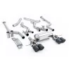 Milltek SSXBM1316 Cat-Back-Abgasanlage für BMW 2 Series M2 Coupe, Endrohre Jet-115 Carbon