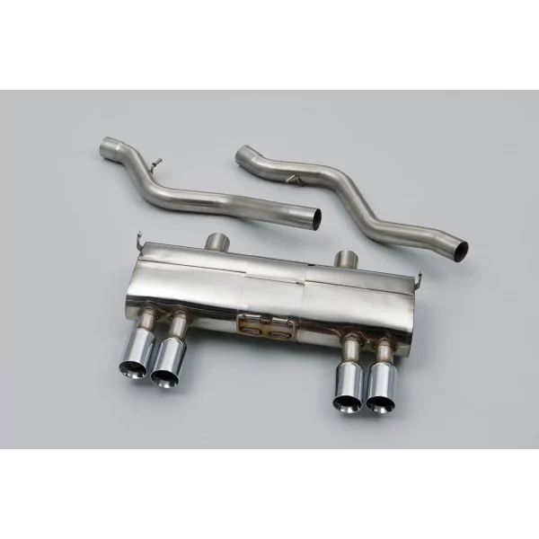 Milltek SSXBM931 cat-back exhaust for BMW 3 Series, polished tips - detail