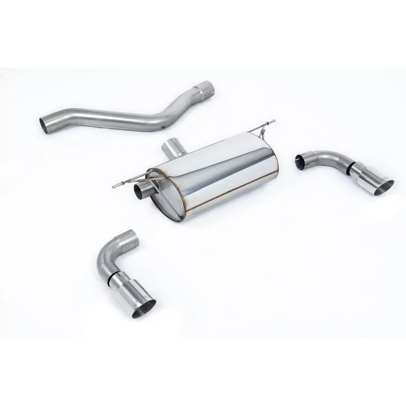 Silenciador trasero Milltek SSXBM959 para BMW 1 Series M135i 3 & 5 Door, colas GT-90 pulidas Silenciador trasero Milltek SSXBM959 para BMW 1 Series M135i 3 & 5 Door, colas GT-90 pulidas